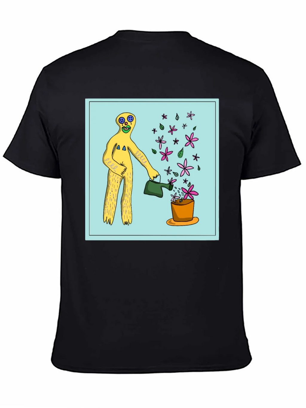 Surreal Gardener Graphic T-Shirt - Black product image 4