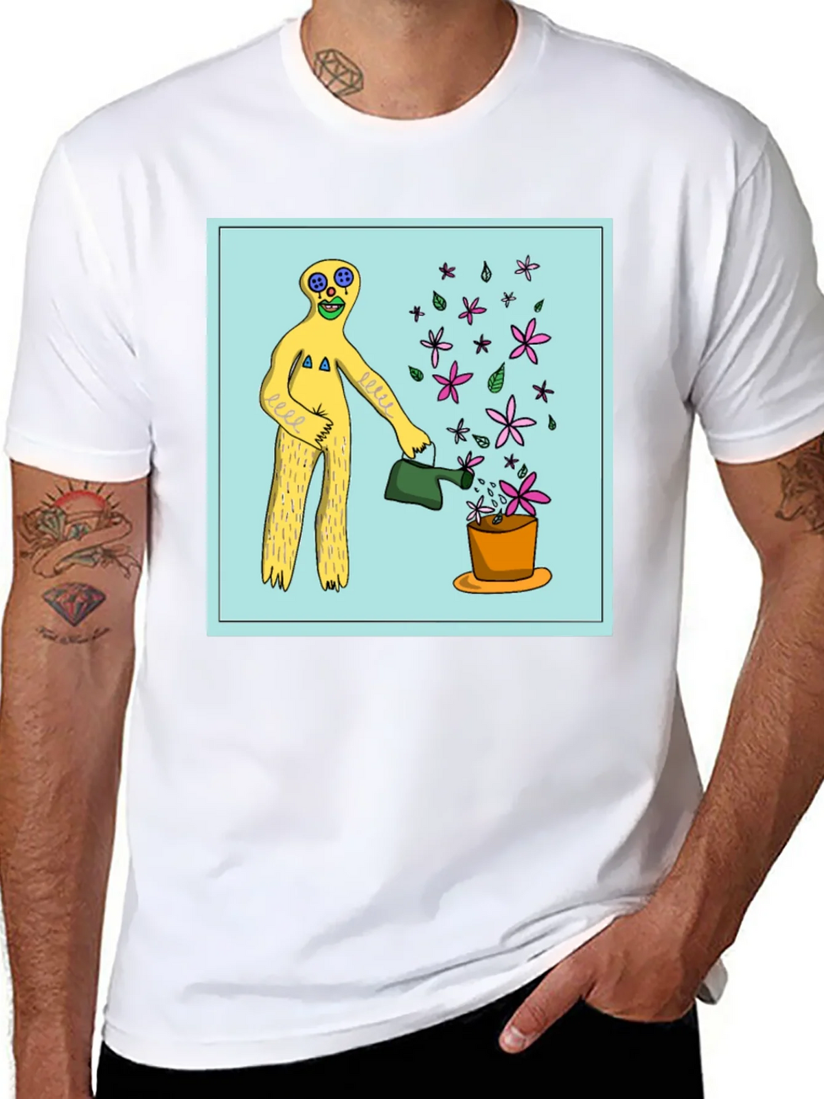 Surreal Gardener Graphic T-Shirt - Black product image 6