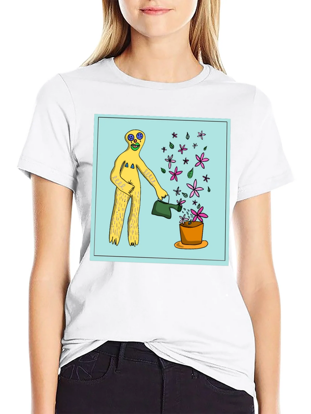 Surreal Gardener Graphic T-Shirt - Black product image 7