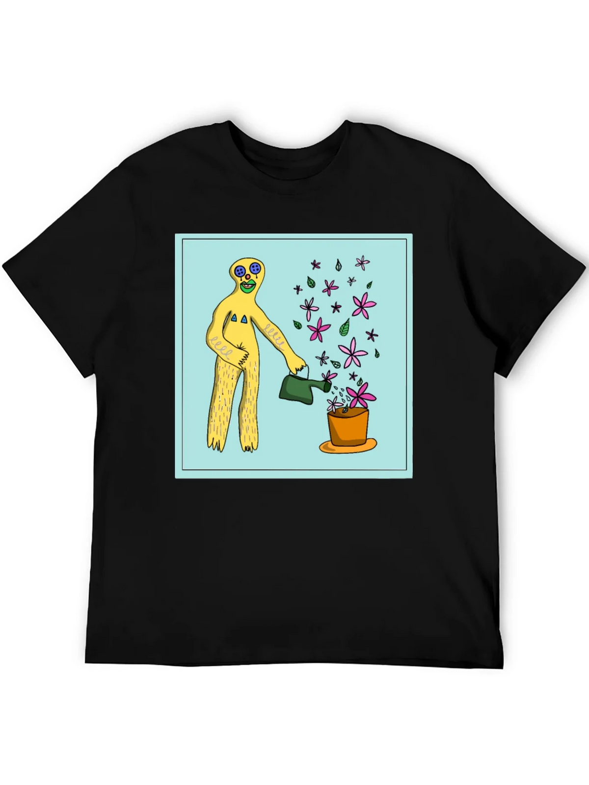 Surreal Gardener Graphic T-Shirt - Black product image 5