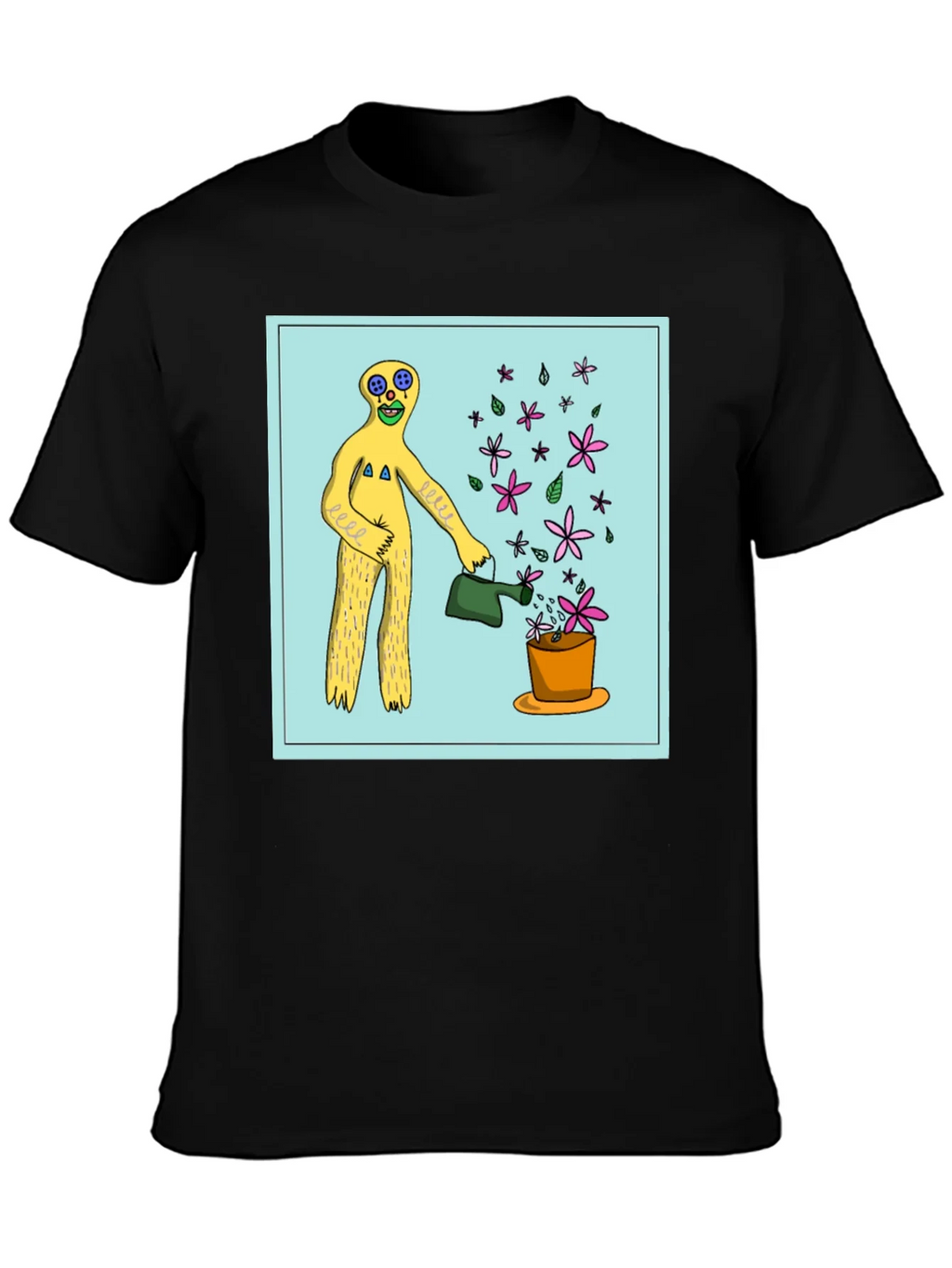 Surreal Gardener Graphic T-Shirt - Black product image 3