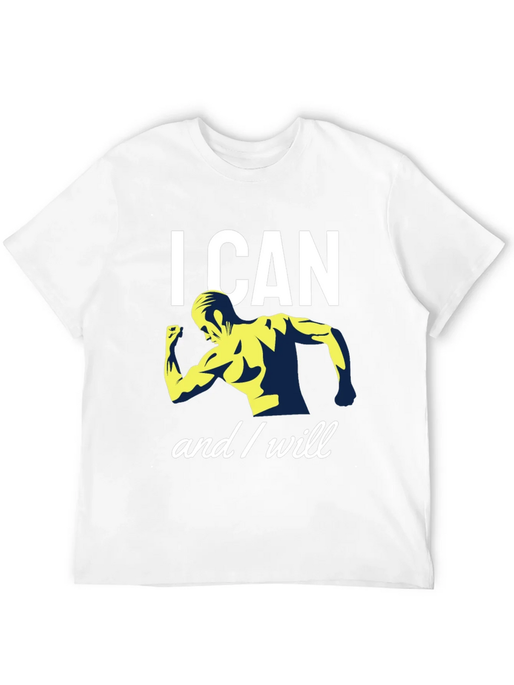 I CAN and I WILL Motivational Gym T-Shirt product image 11