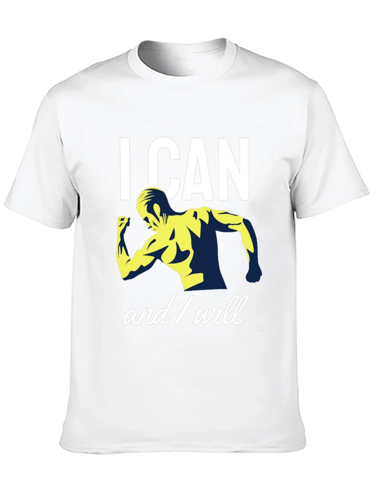 I CAN and I WILL Motivational Gym T-Shirt product image 9