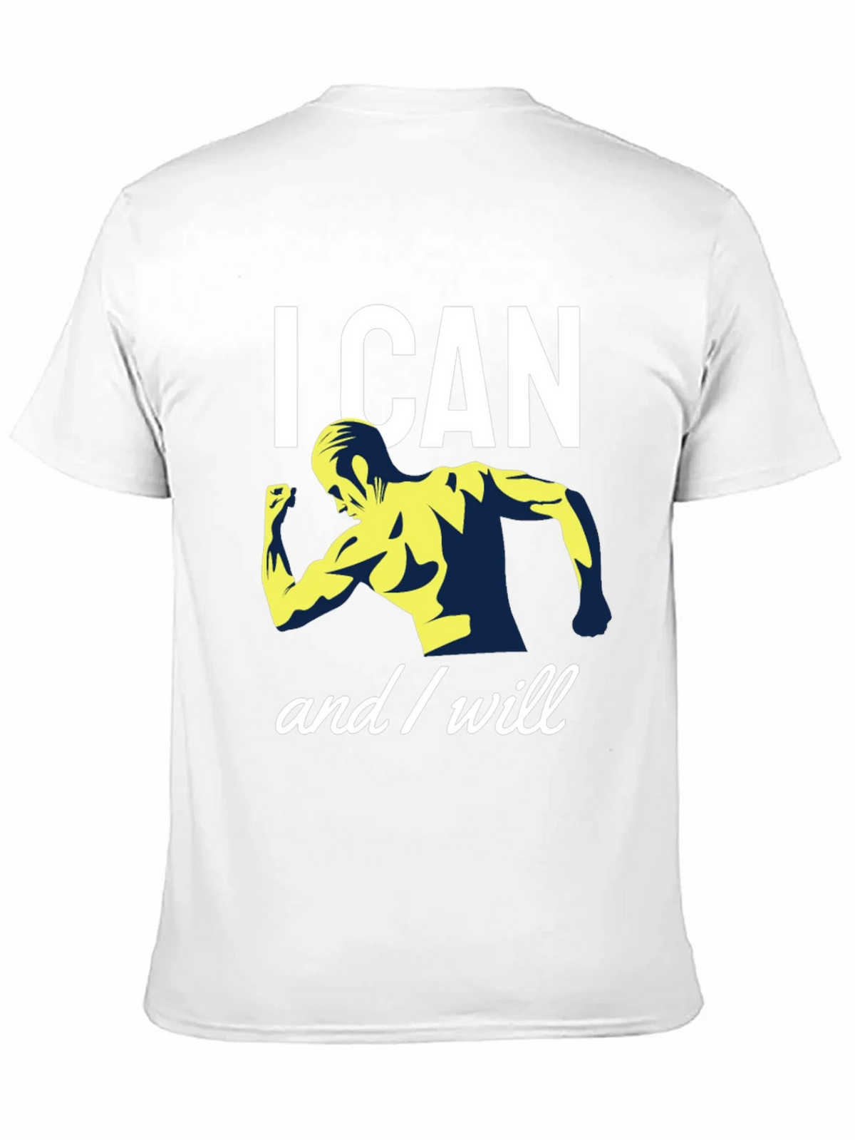 I CAN and I WILL Motivational Gym T-Shirt product image 10