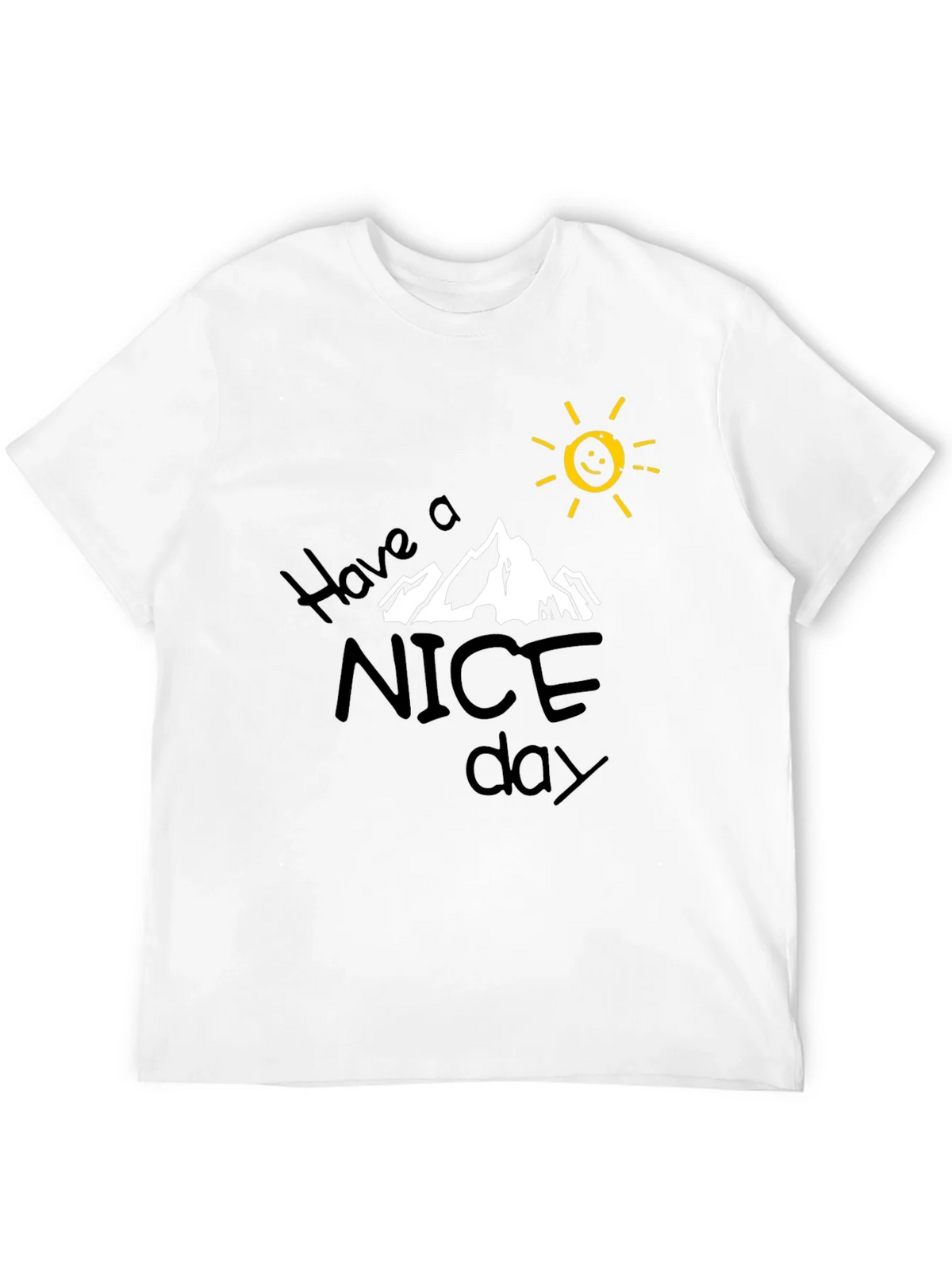 Have A Nice Day Graphic Tee - Black product image 3