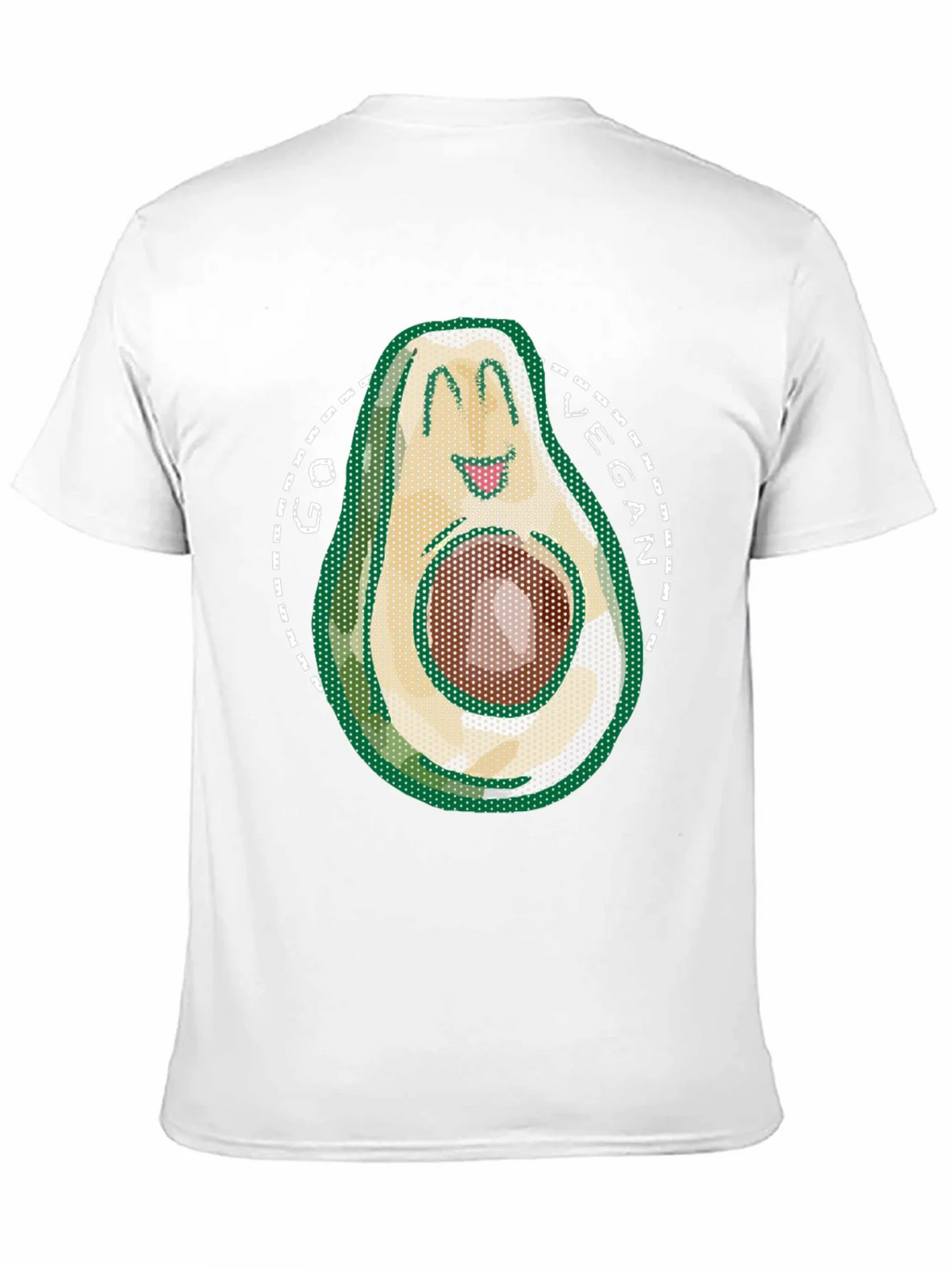 Go Vegan Avocado T-Shirt - Mens Black Tee product image 10