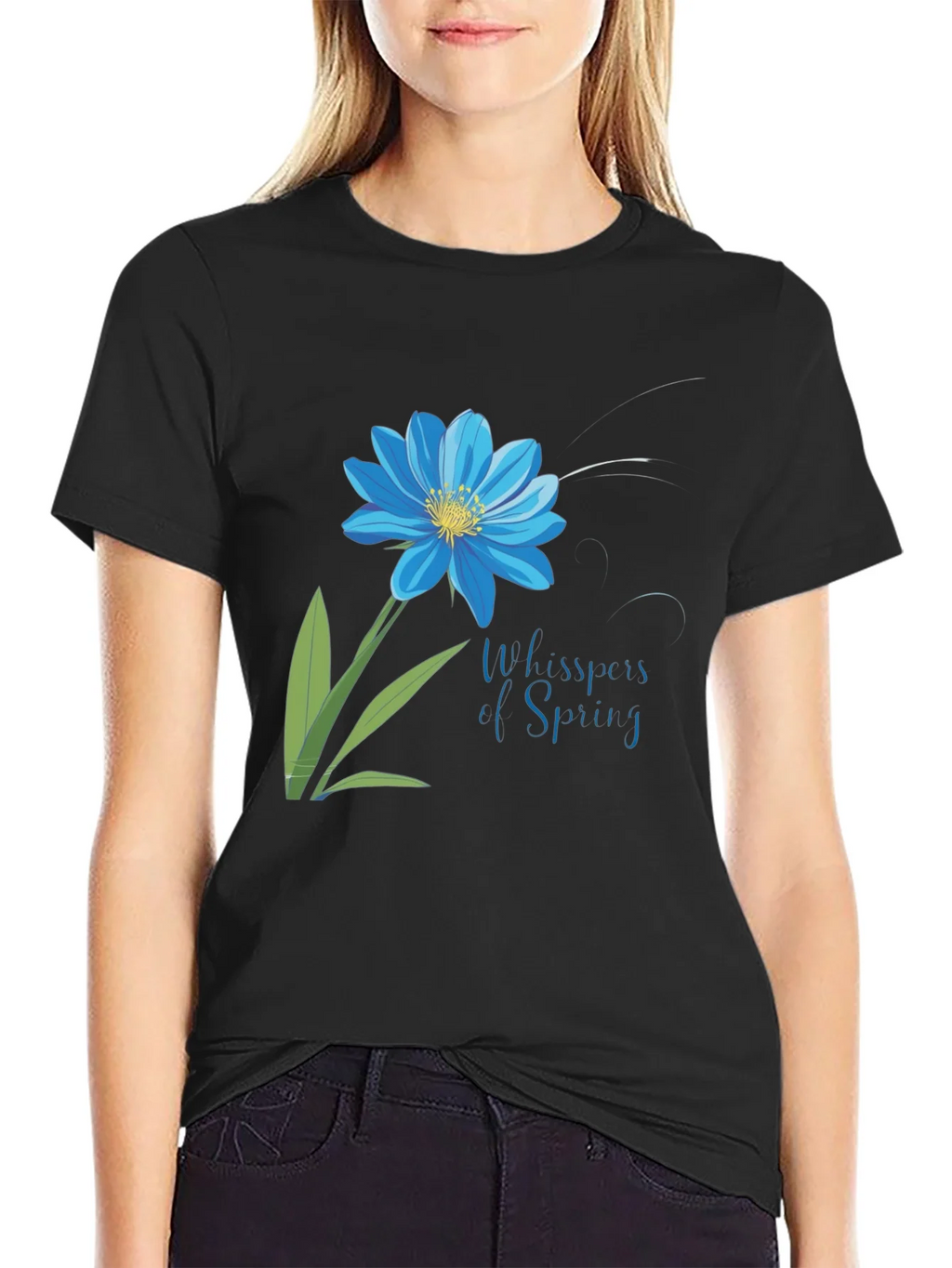 Floral Whispers Spring Graphic T-Shirt product image 2