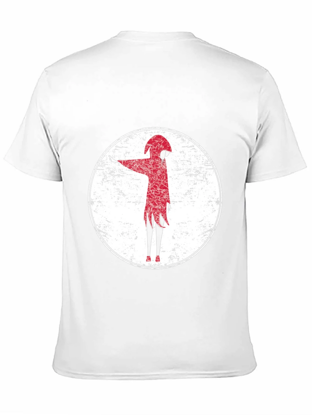 Red Figure Graphic Tee - Grunge Style product image 9