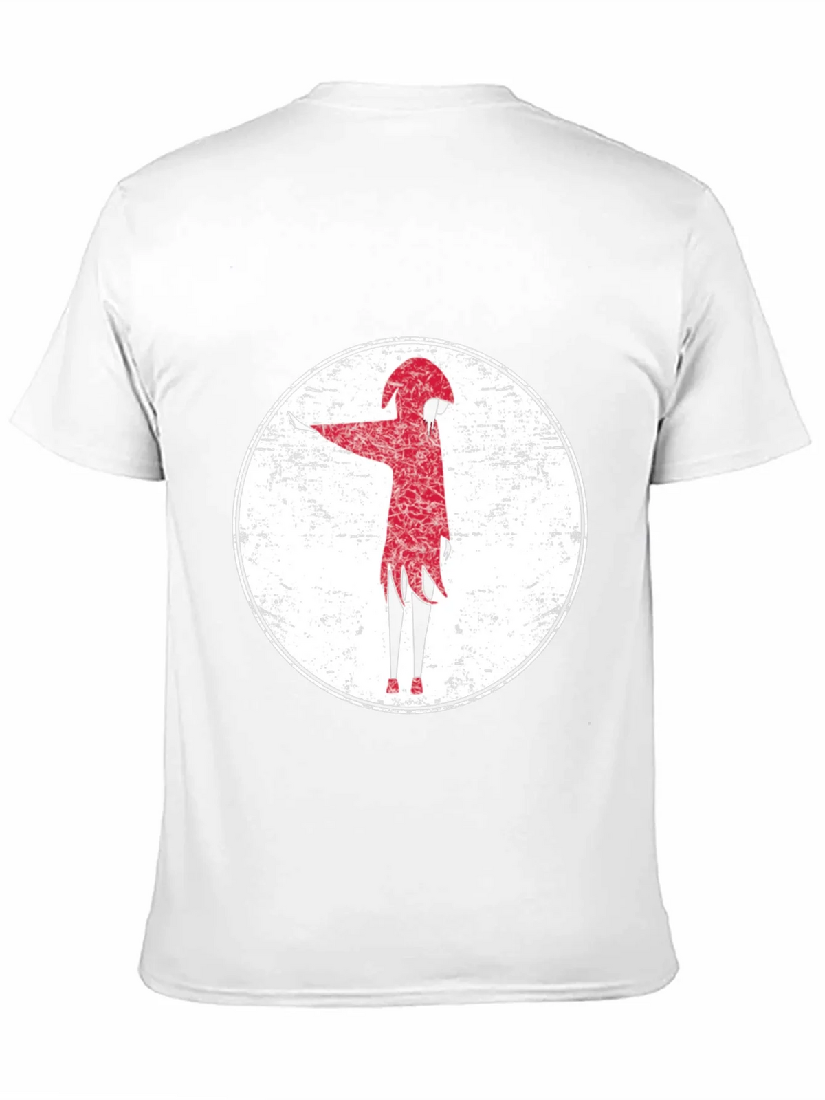 Red Figure Graphic Tee - Grunge Style product image 9