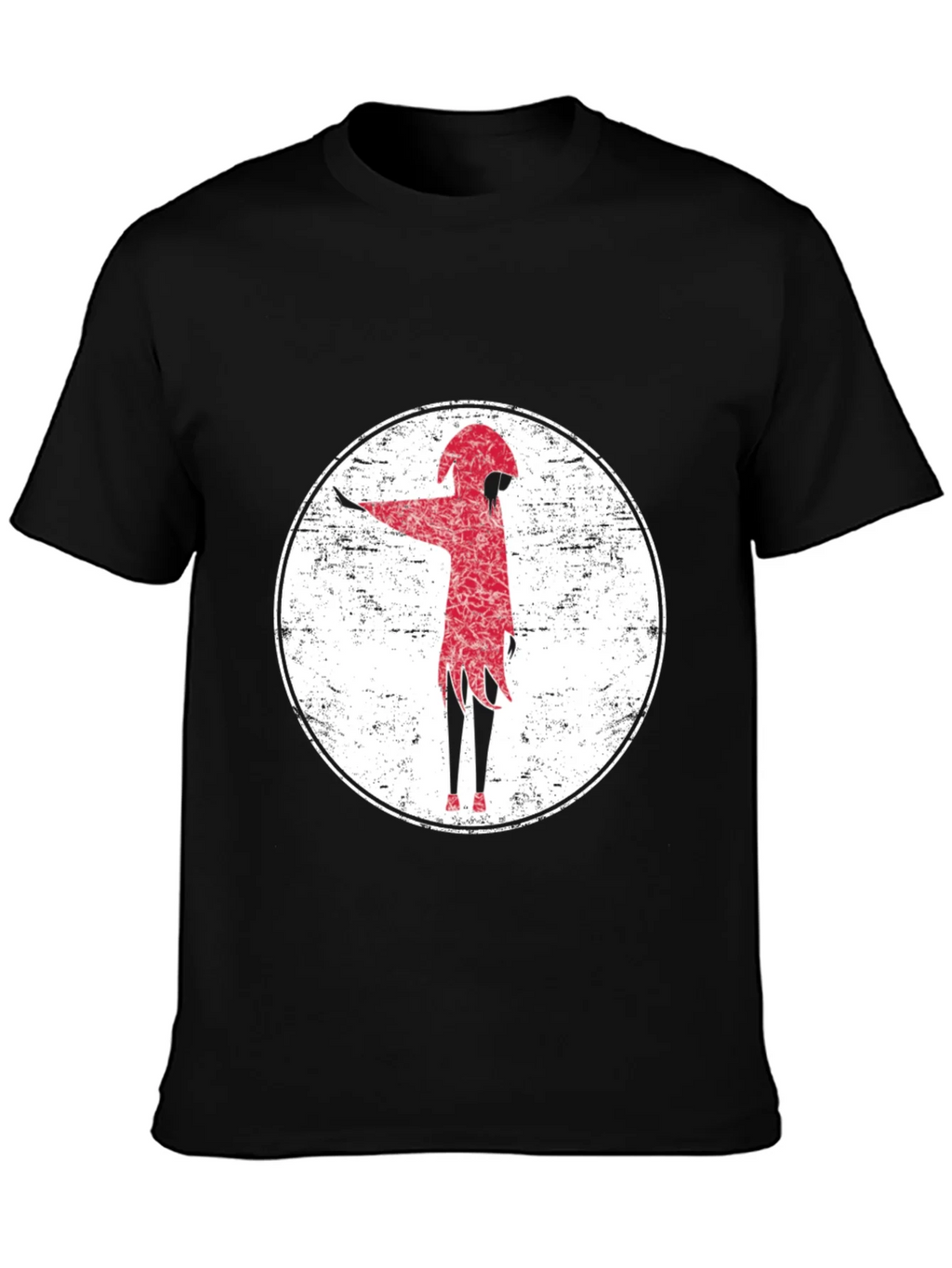 Red Figure Graphic Tee - Grunge Style product image 2
