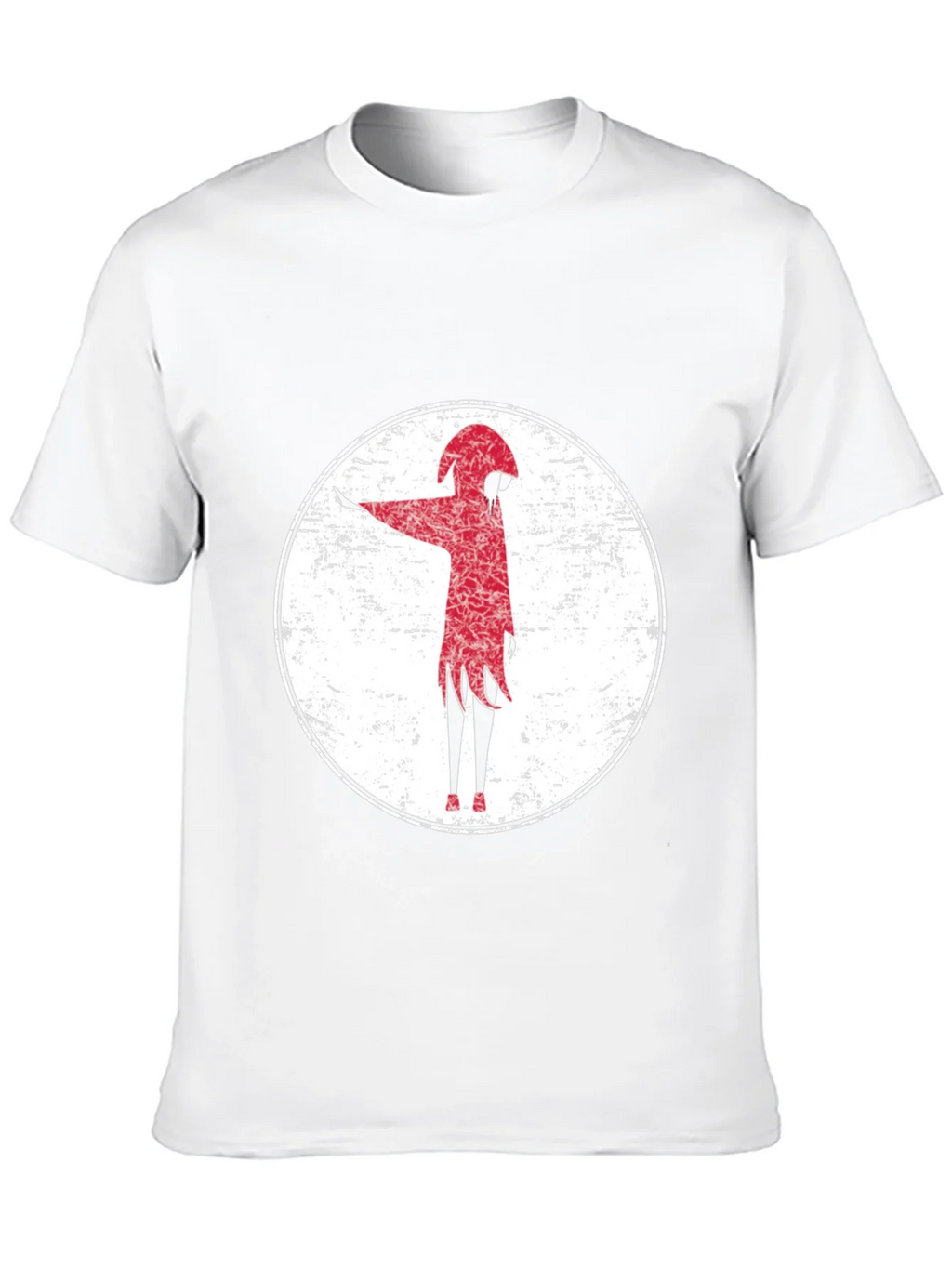 Red Figure Graphic Tee - Grunge Style product image 8