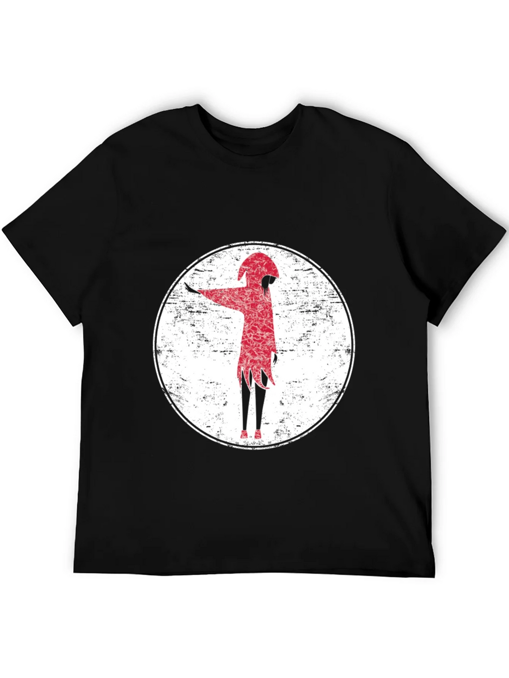 Red Figure Graphic Tee - Grunge Style product image 4