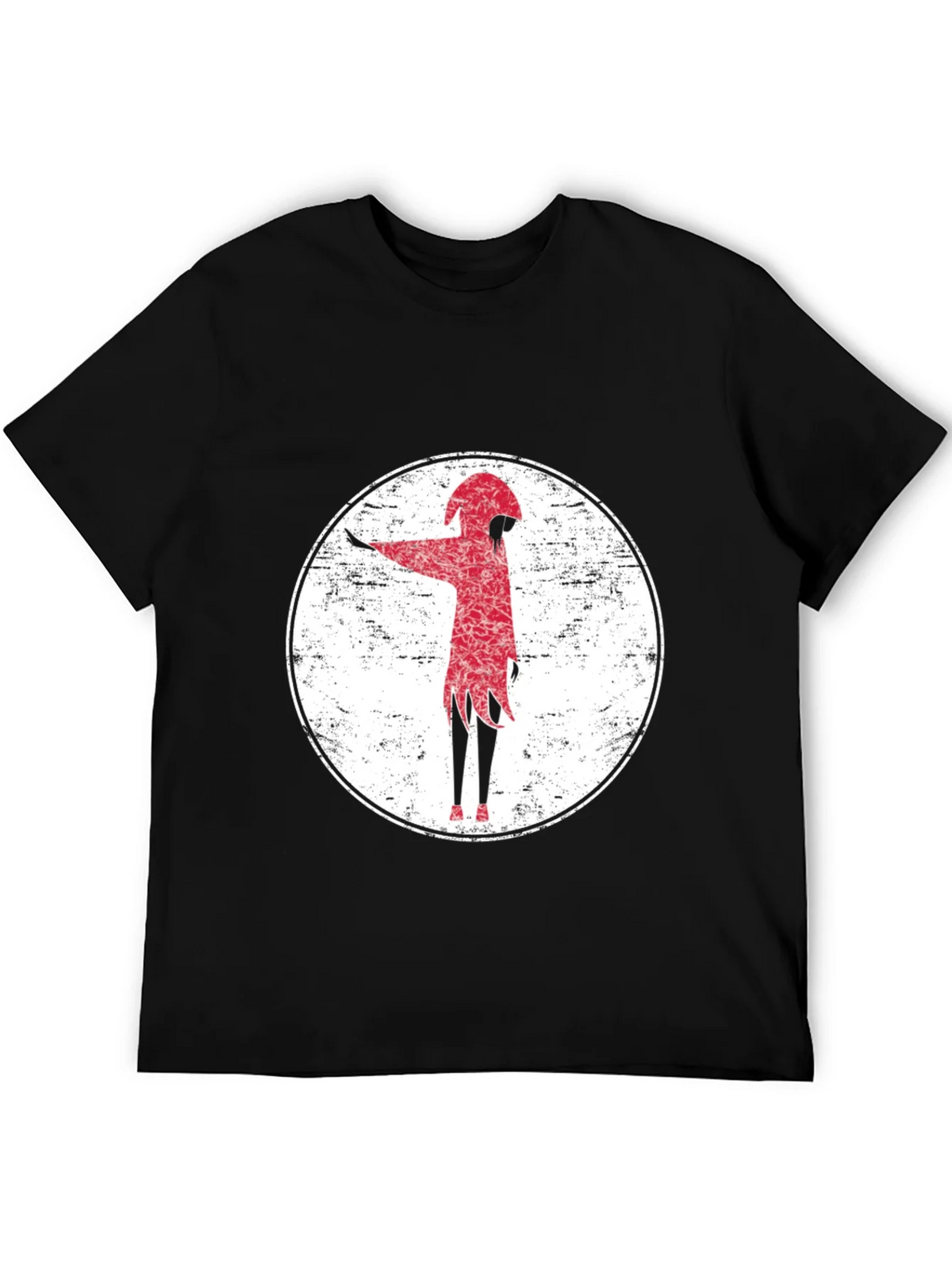 Red Figure Graphic Tee - Grunge Style product image 4