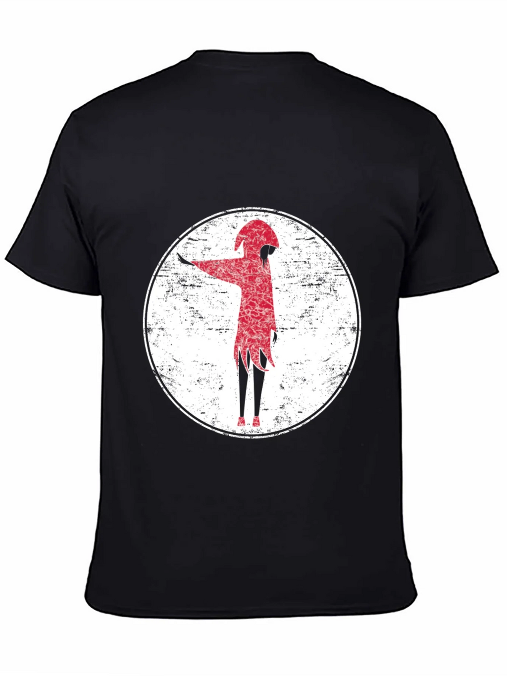 Red Figure Graphic Tee - Grunge Style product image 3