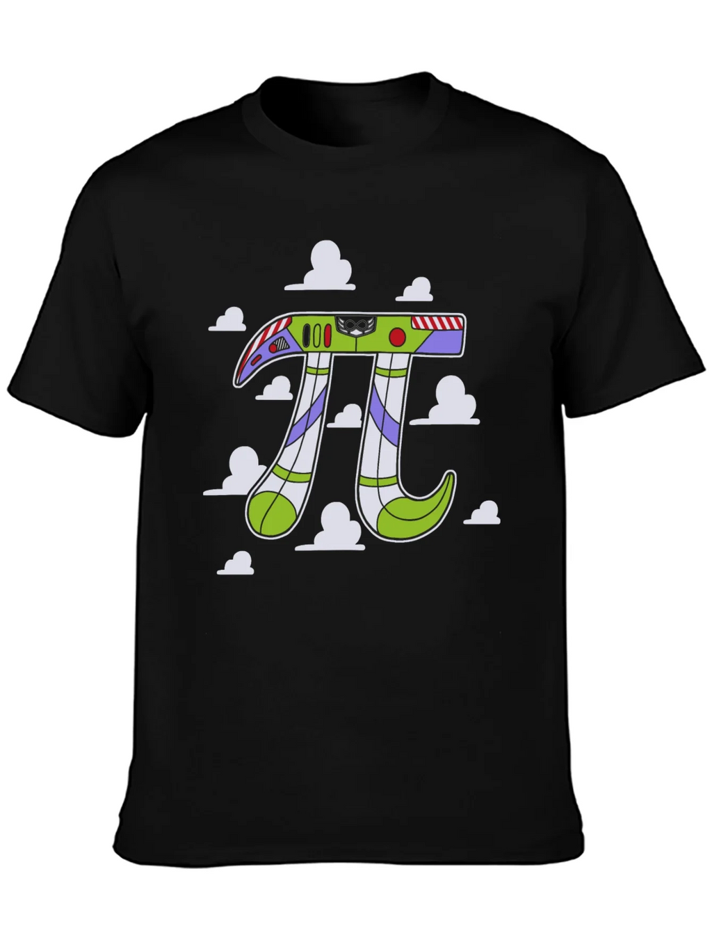 Buzz Lightyear Pi T-Shirt - Math Humor Tee product image 1