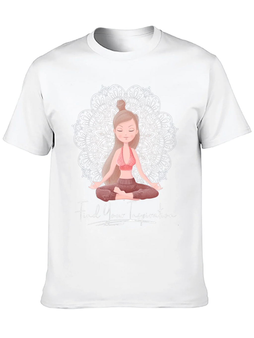 Inspirational Yoga Graphic Tee - Find Your Inspiration product image 9