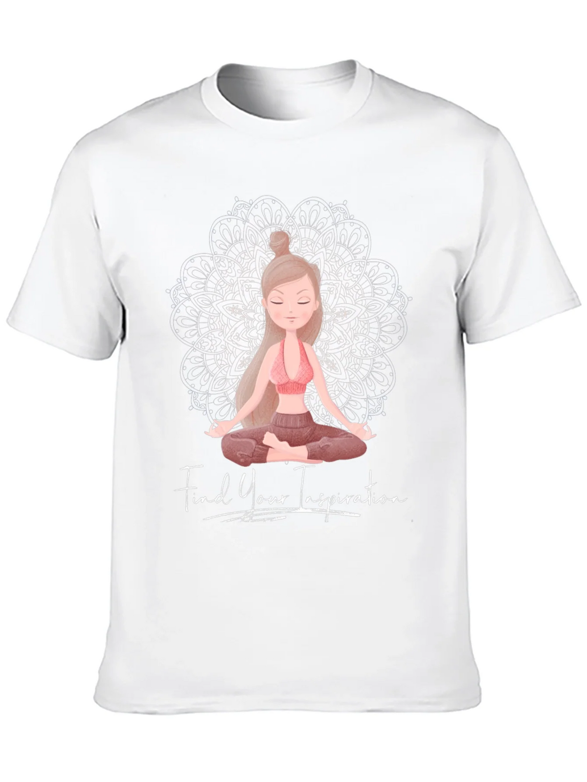 Inspirational Yoga Graphic Tee - Find Your Inspiration product image 9