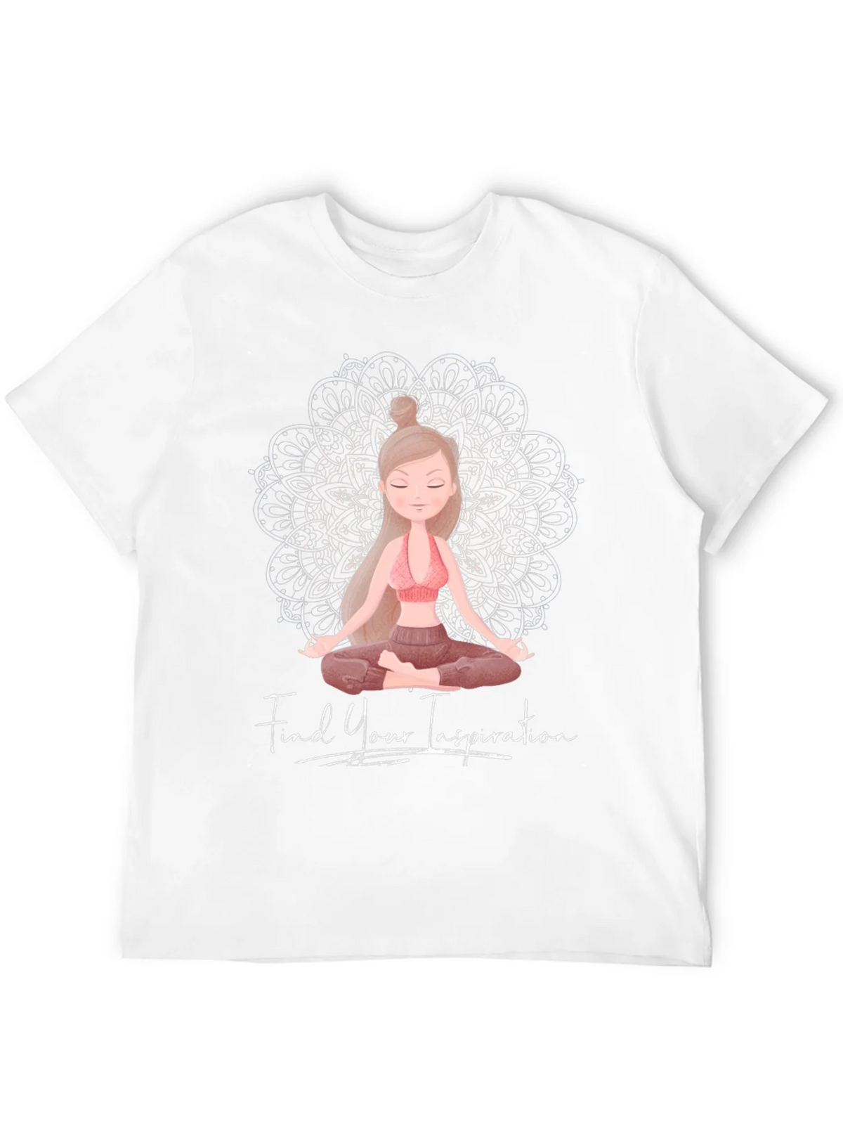Inspirational Yoga Graphic Tee - Find Your Inspiration product image 11