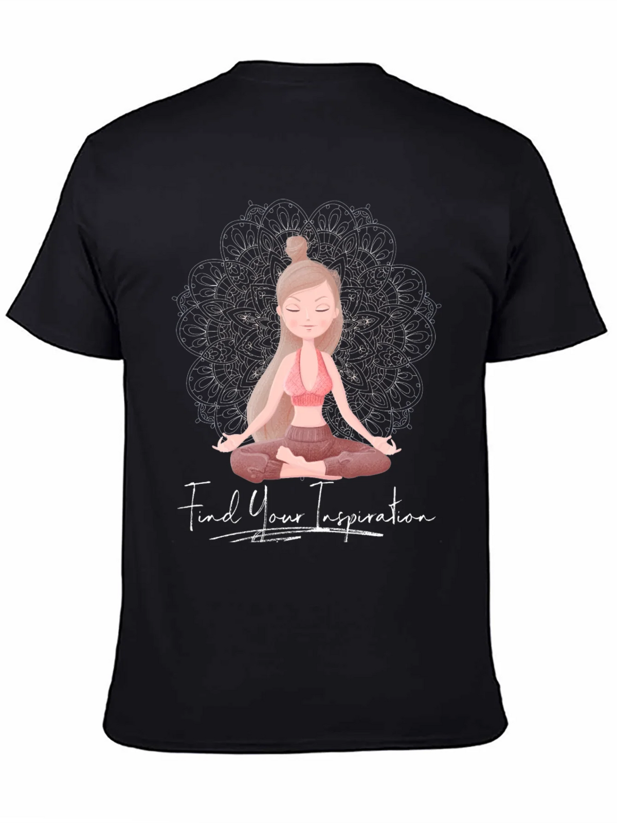 Inspirational Yoga Graphic Tee - Find Your Inspiration product image 4