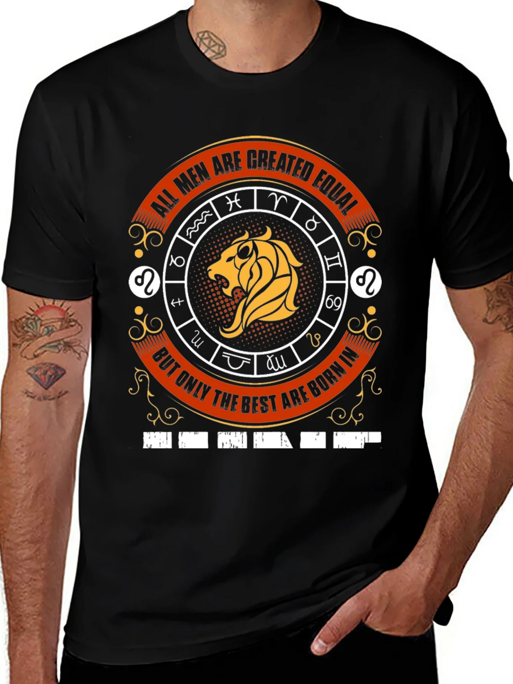 Mens Zodiac T-Shirt - Best are Born in... product image 1