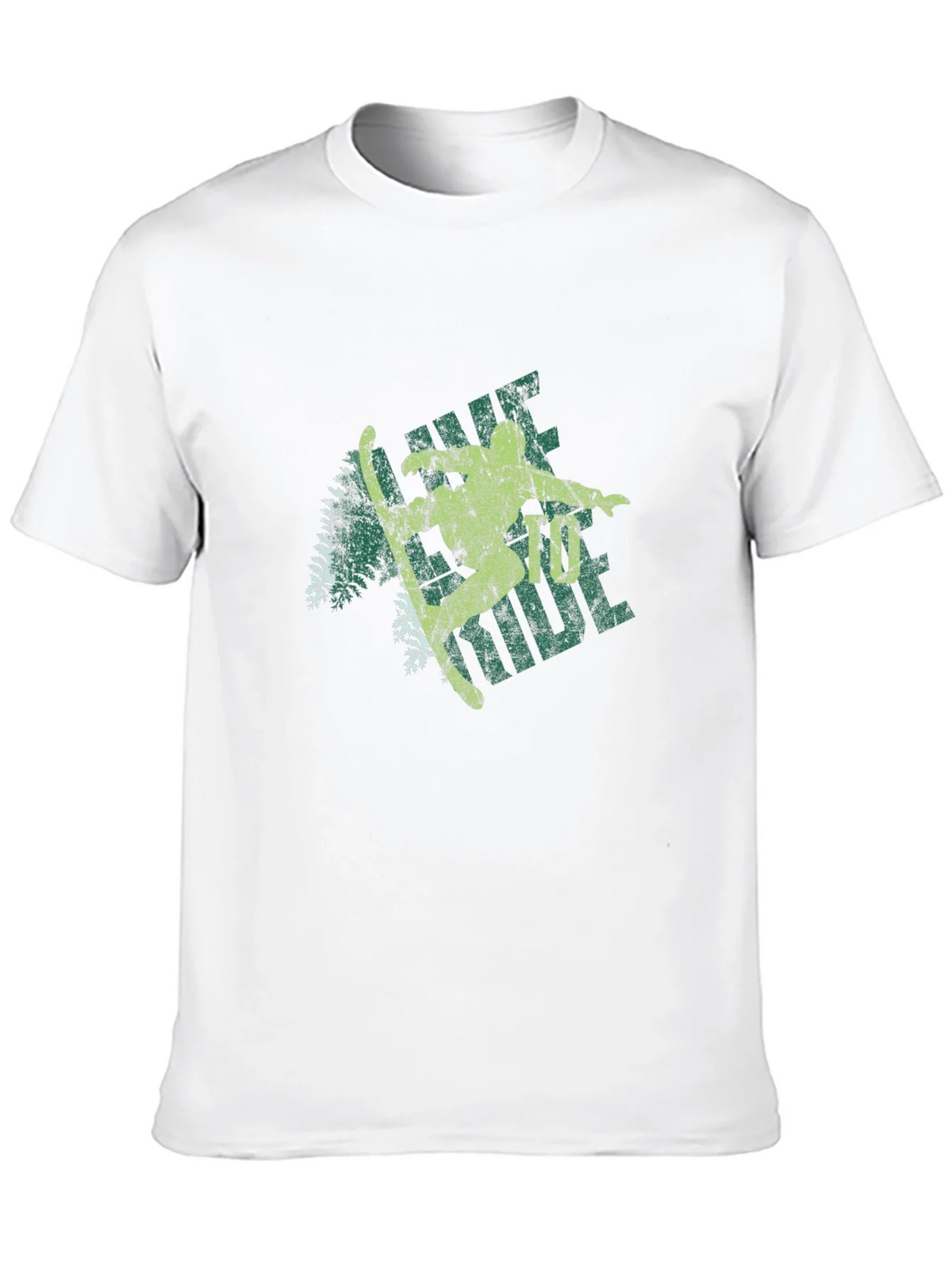 Retro Skier Graphic Tee - Black Cotton Blend product image 9