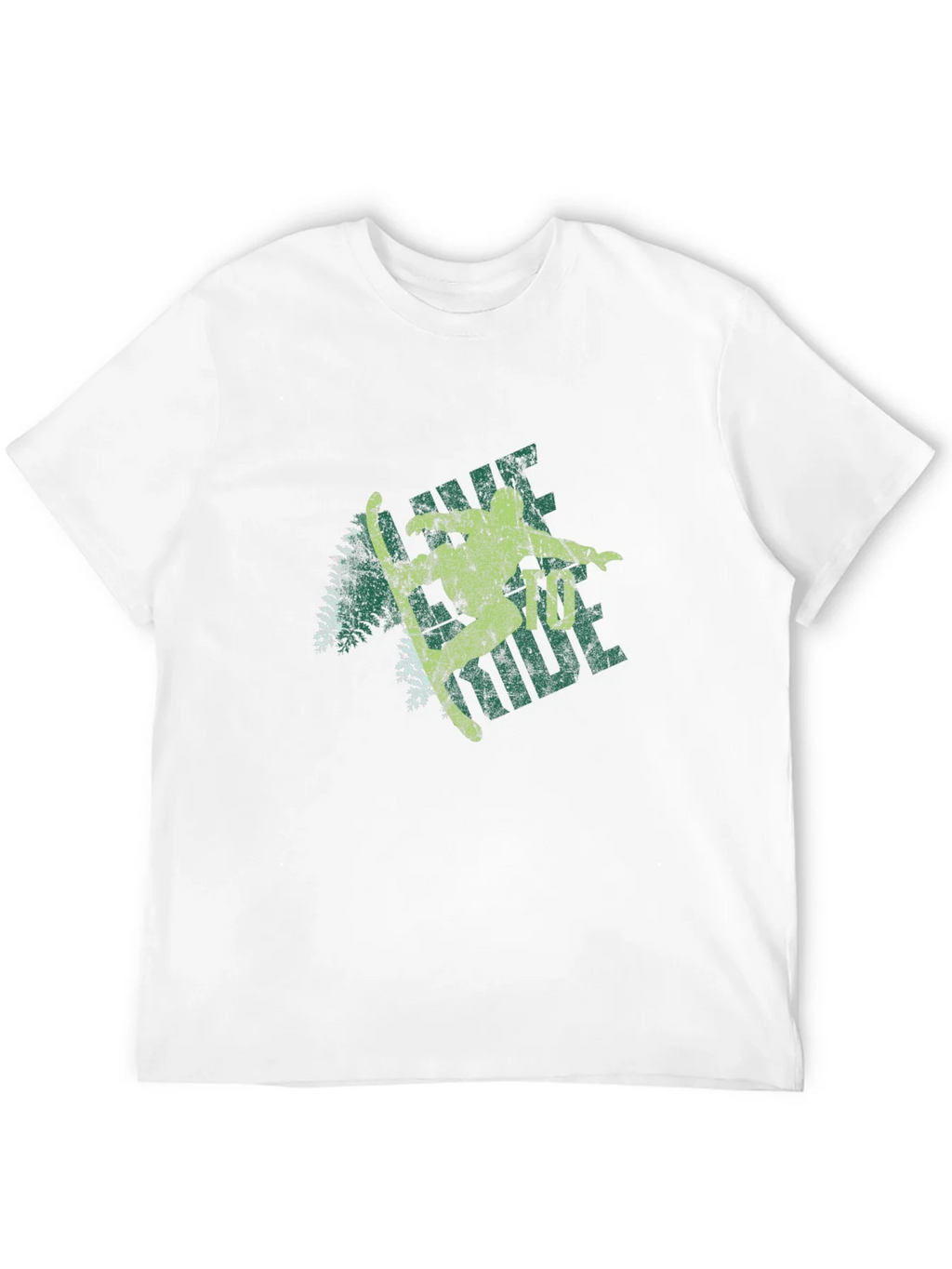 Retro Skier Graphic Tee - Black Cotton Blend product image 11