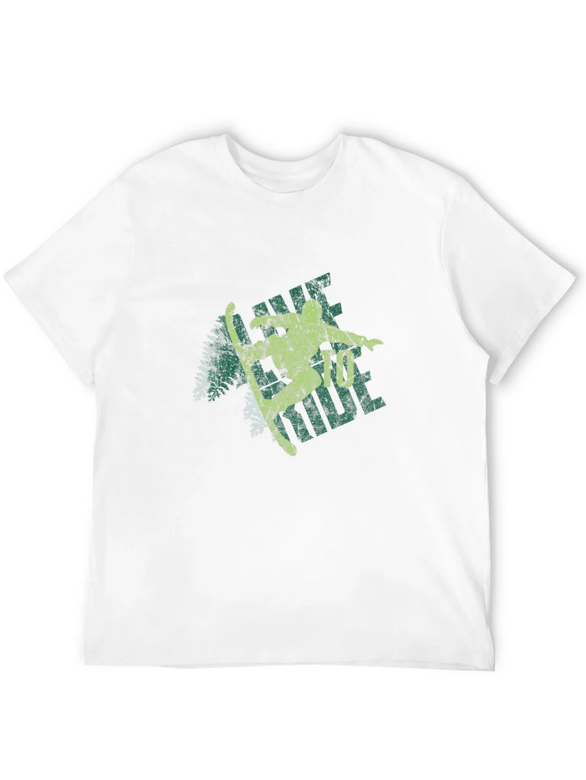 Retro Skier Graphic Tee - Black Cotton Blend product image 11