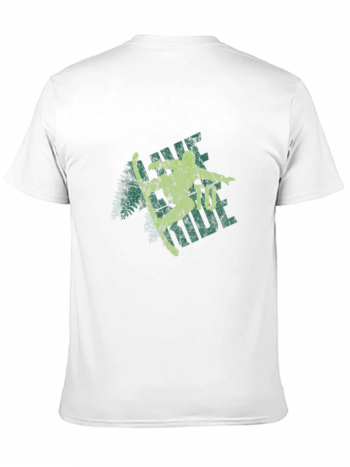 Retro Skier Graphic Tee - Black Cotton Blend product image 10