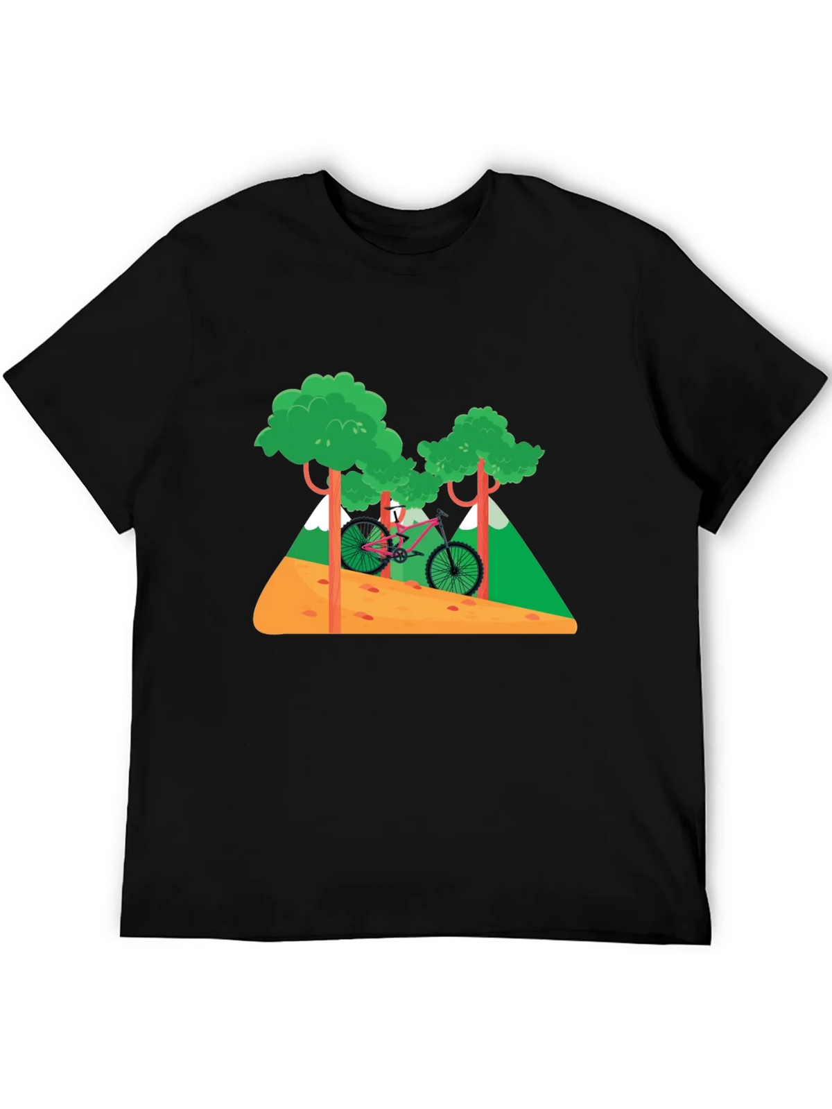 Mountain Bike Graphic T-Shirt - Nature Adventure Tee product image 5
