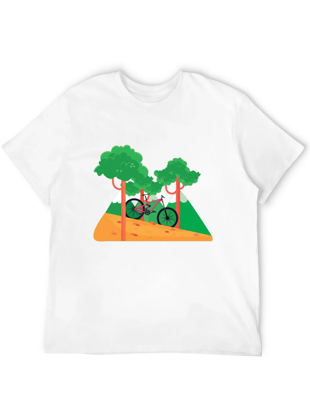 Mountain Bike Graphic T-Shirt - Nature Adventure Tee product image 11