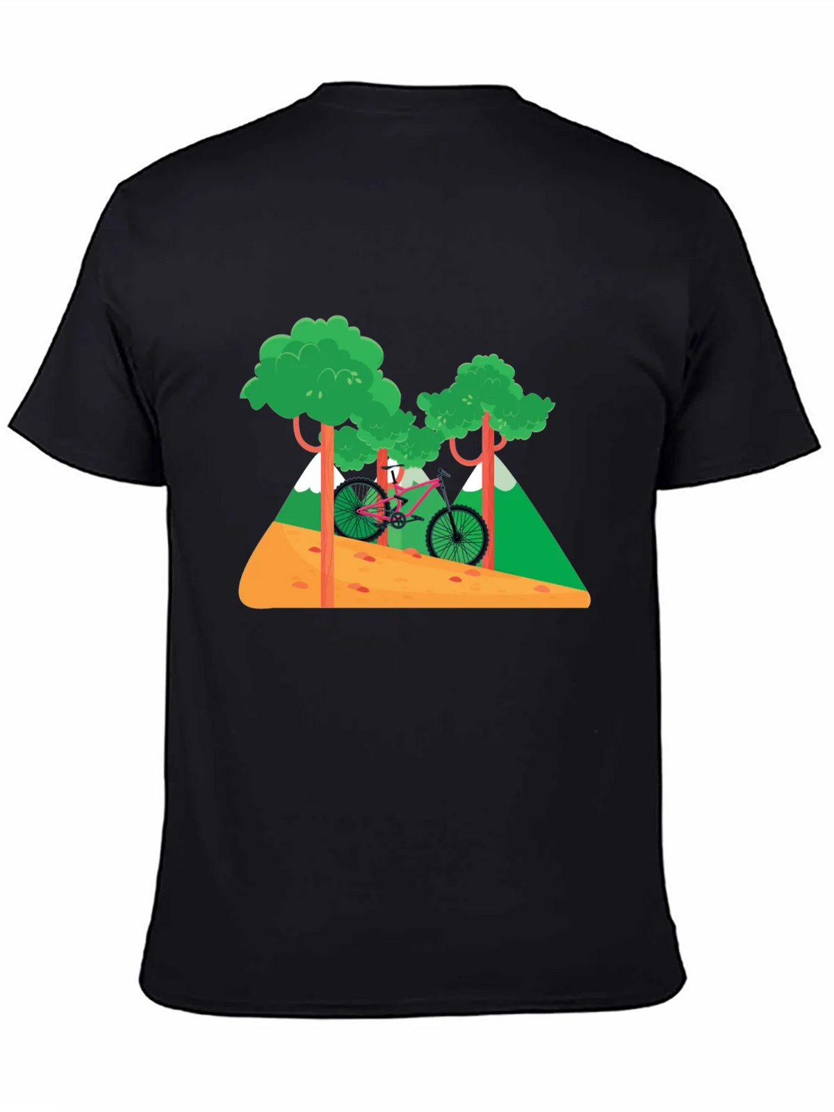 Mountain Bike Graphic T-Shirt - Nature Adventure Tee product image 4