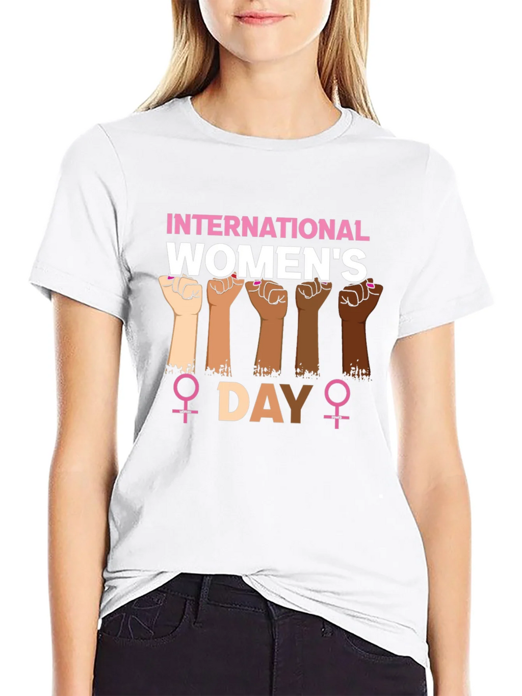 International Womens Day Fist T-Shirt product image 6