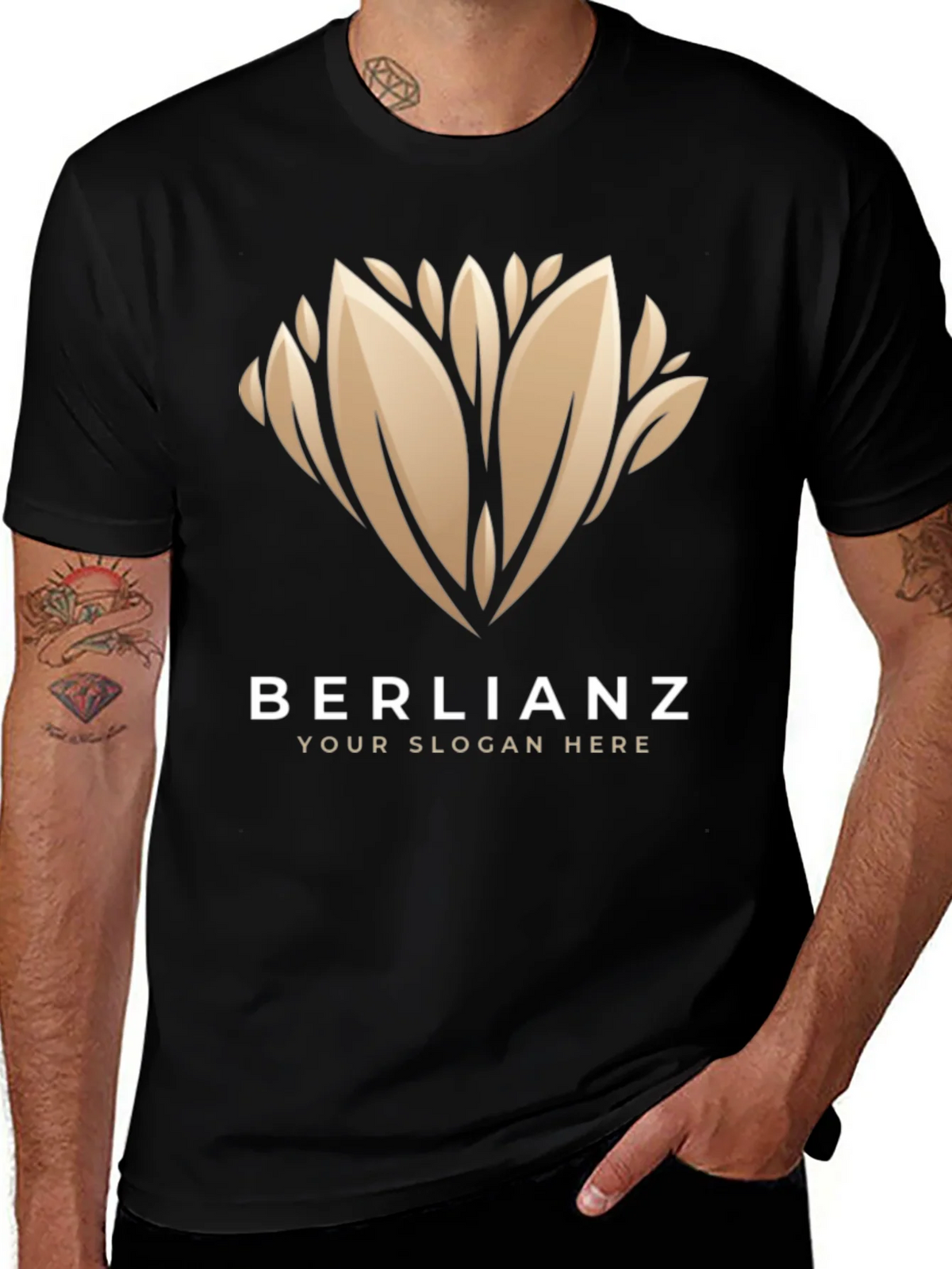 Elegant BERLIANZ Black Graphic Tee product image 1