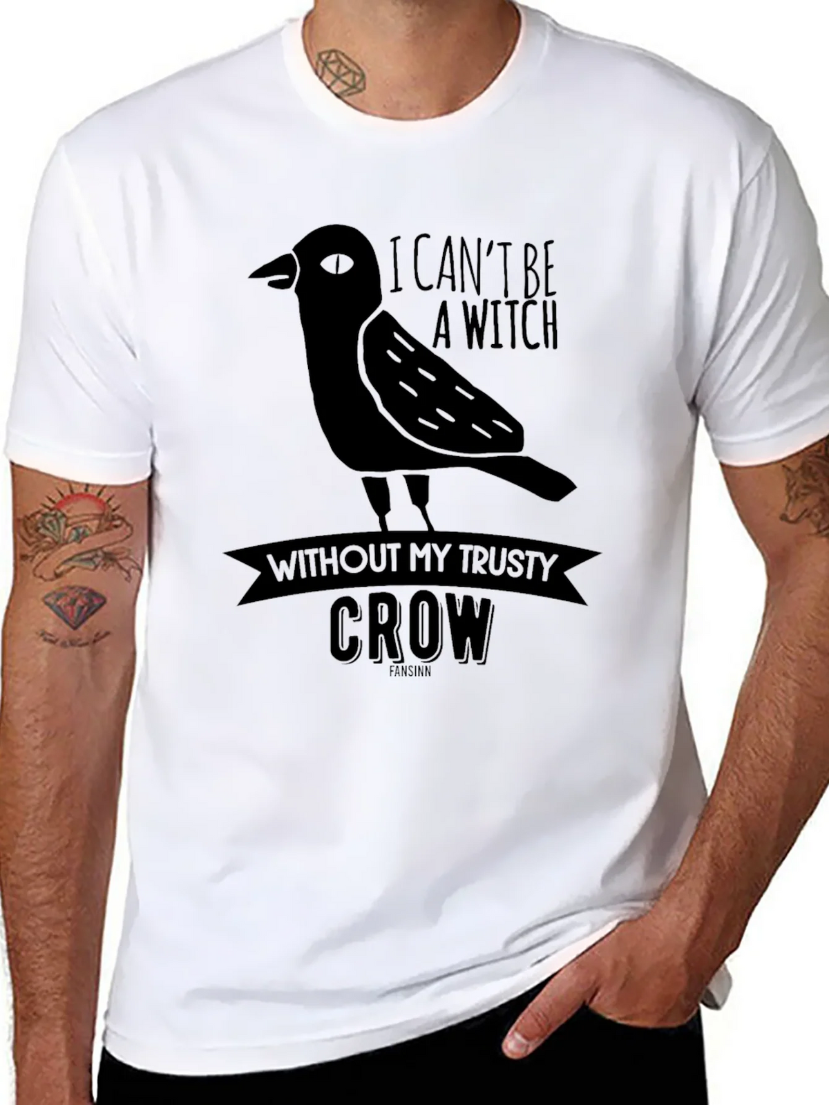 Trusty Crow Graphic Tee - Witch T-Shirt product image 7