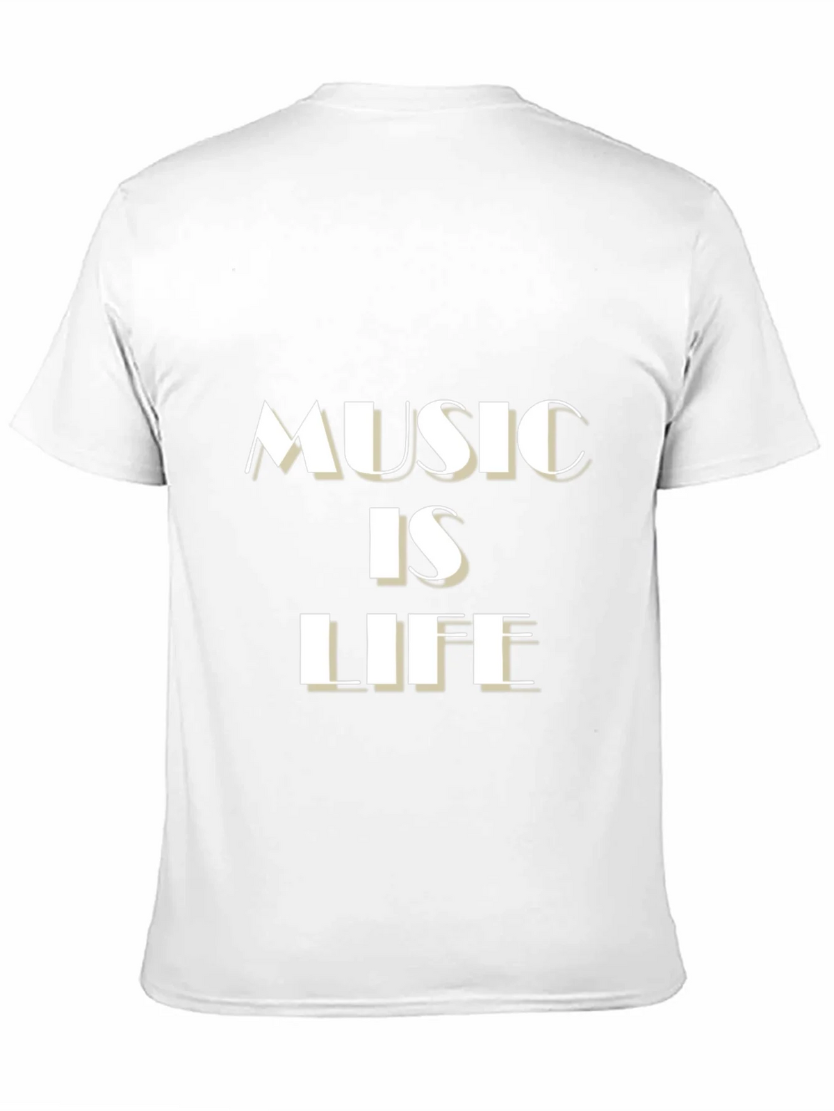 Music is Life Black Graphic Tee product image 9