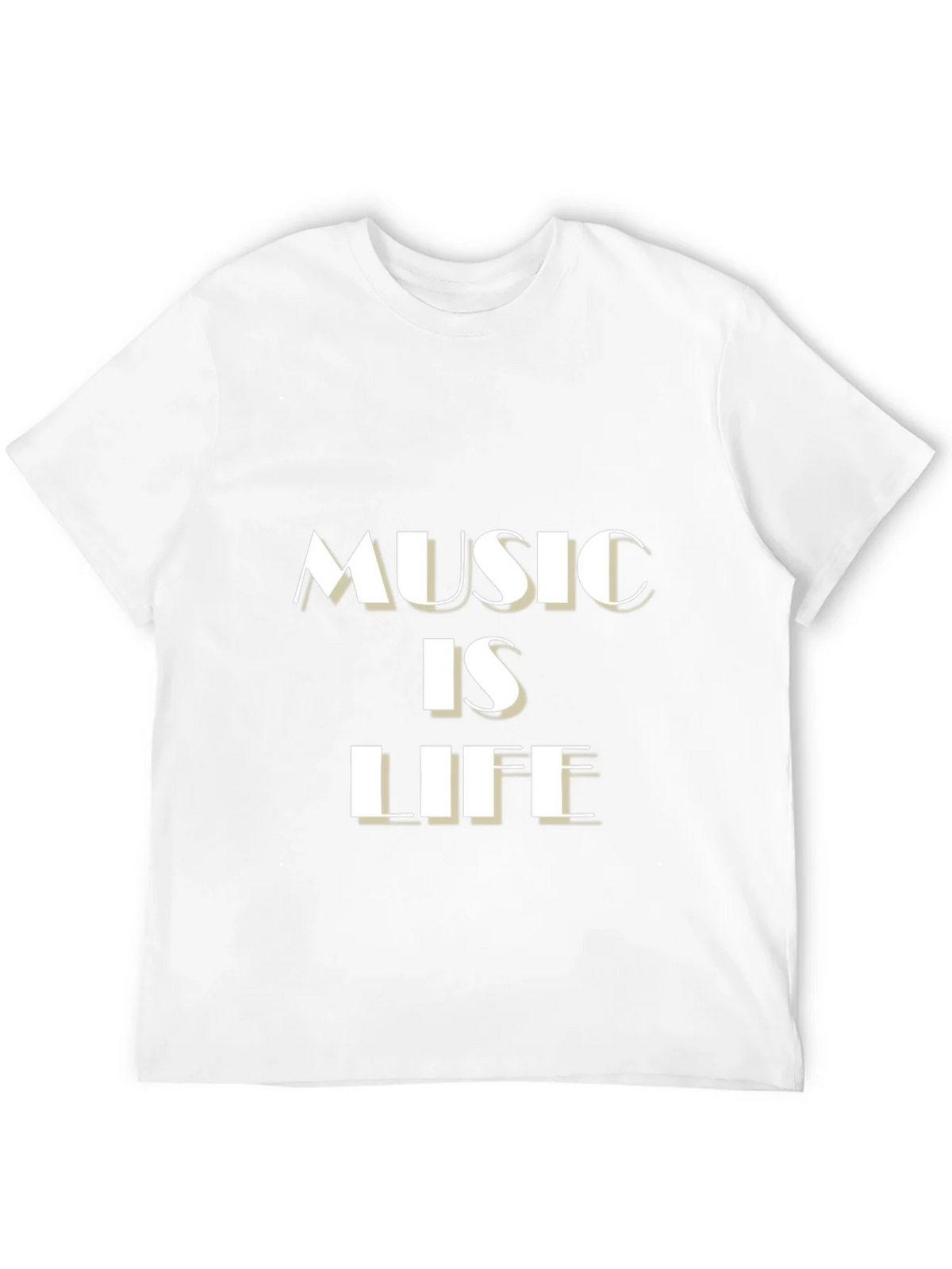 Music is Life Black Graphic Tee product image 10