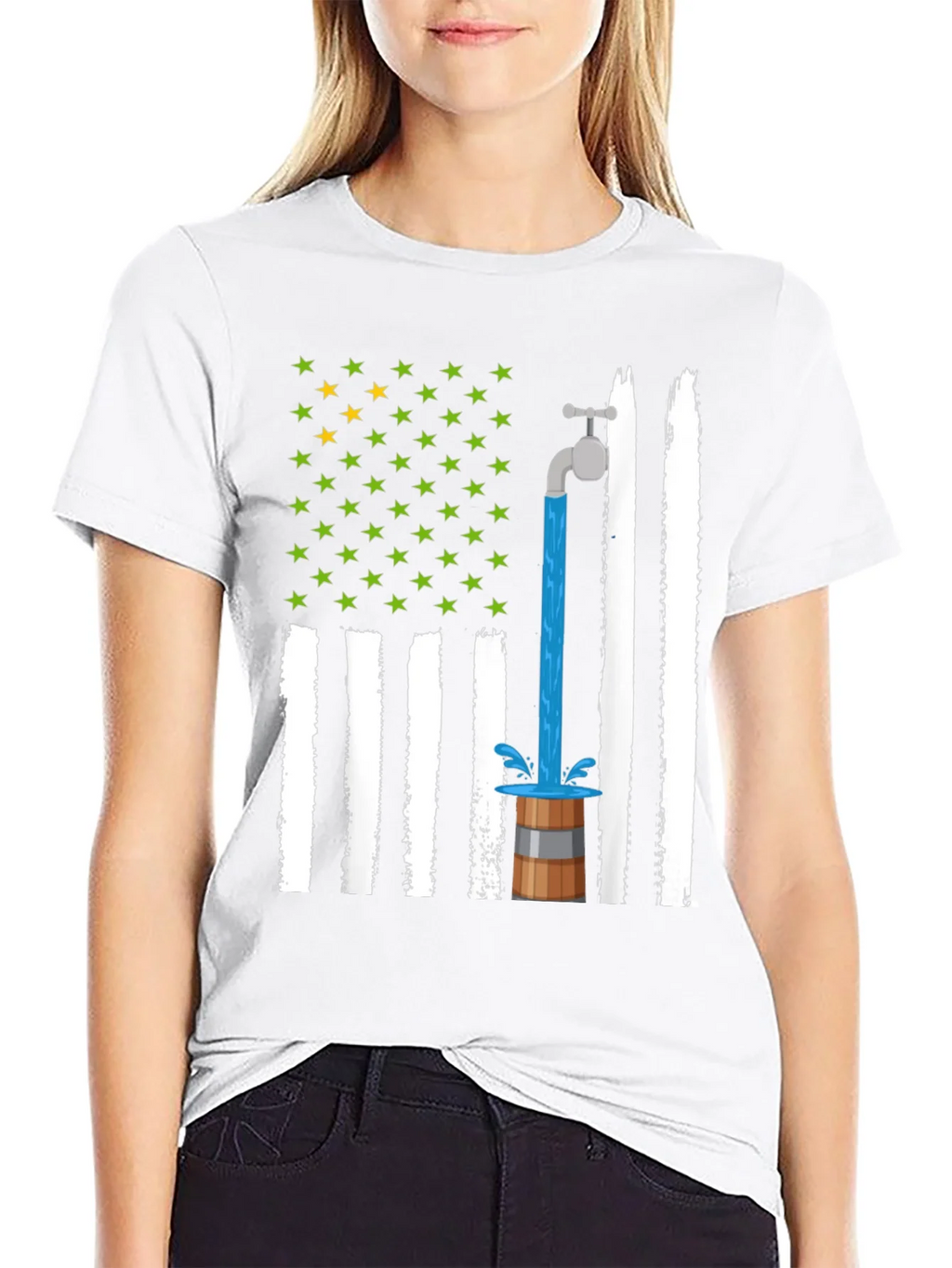 Novelty American Flag Graphic Tee product image 8