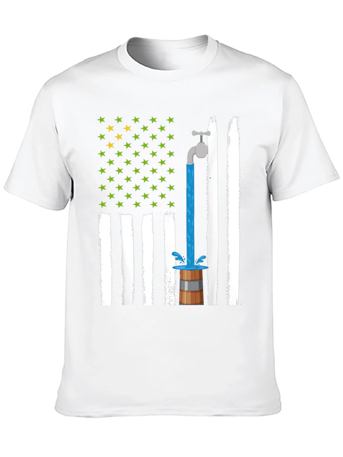 Novelty American Flag Graphic Tee product image 9