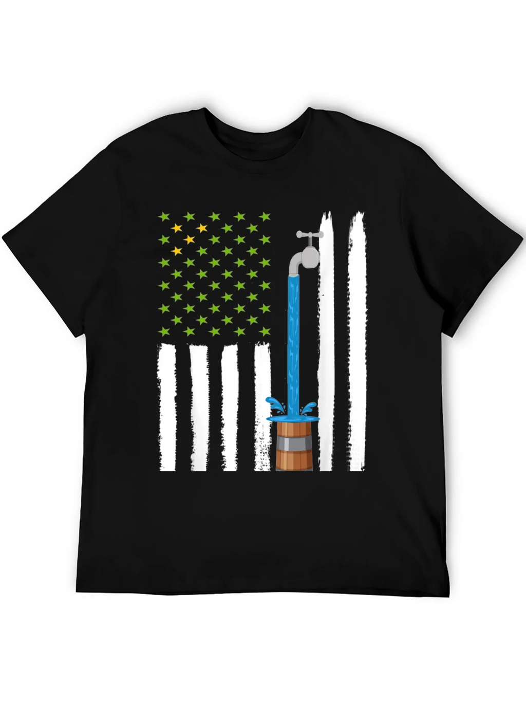 Novelty American Flag Graphic Tee product image 5