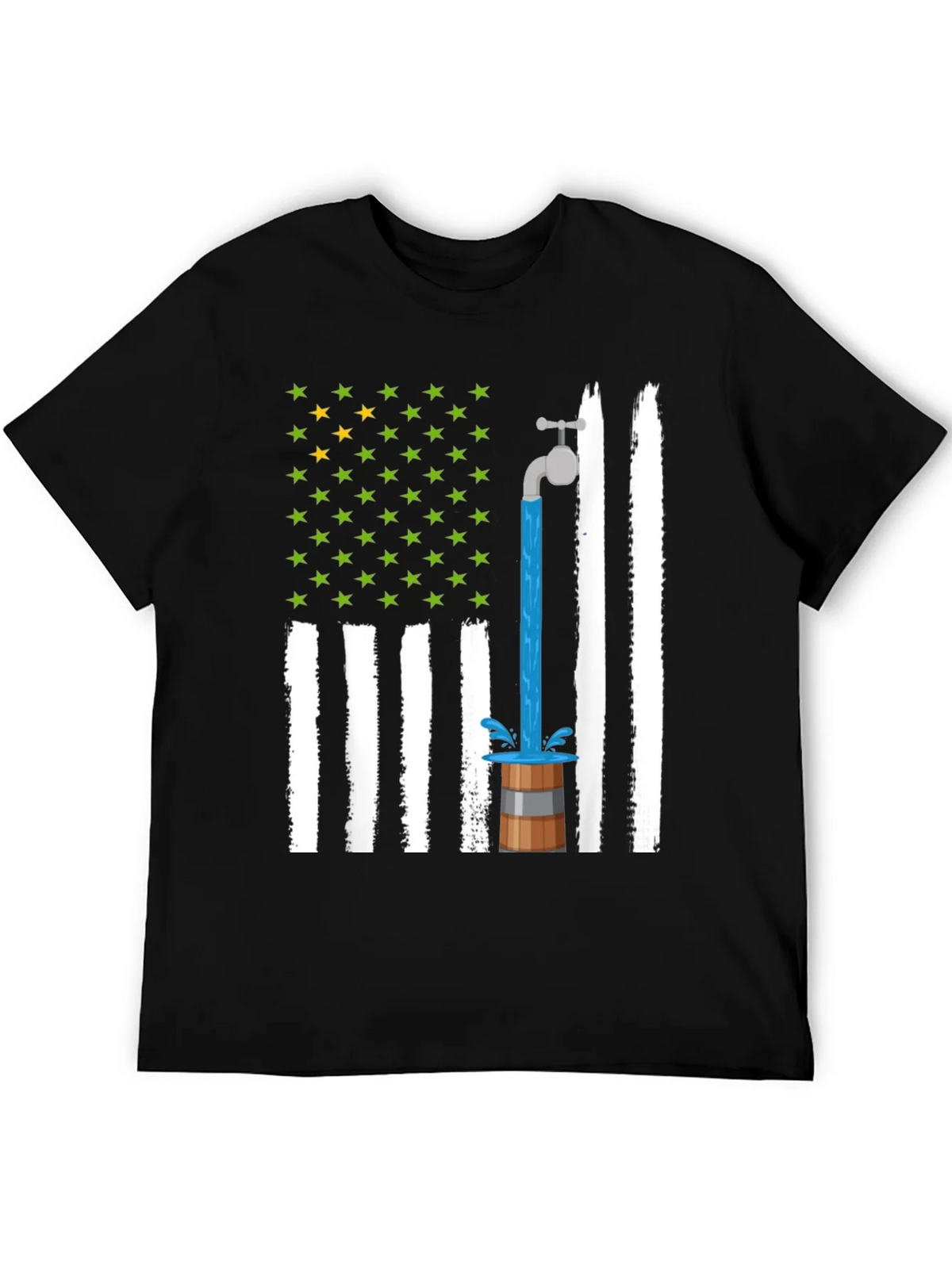 Novelty American Flag Graphic Tee product image 5