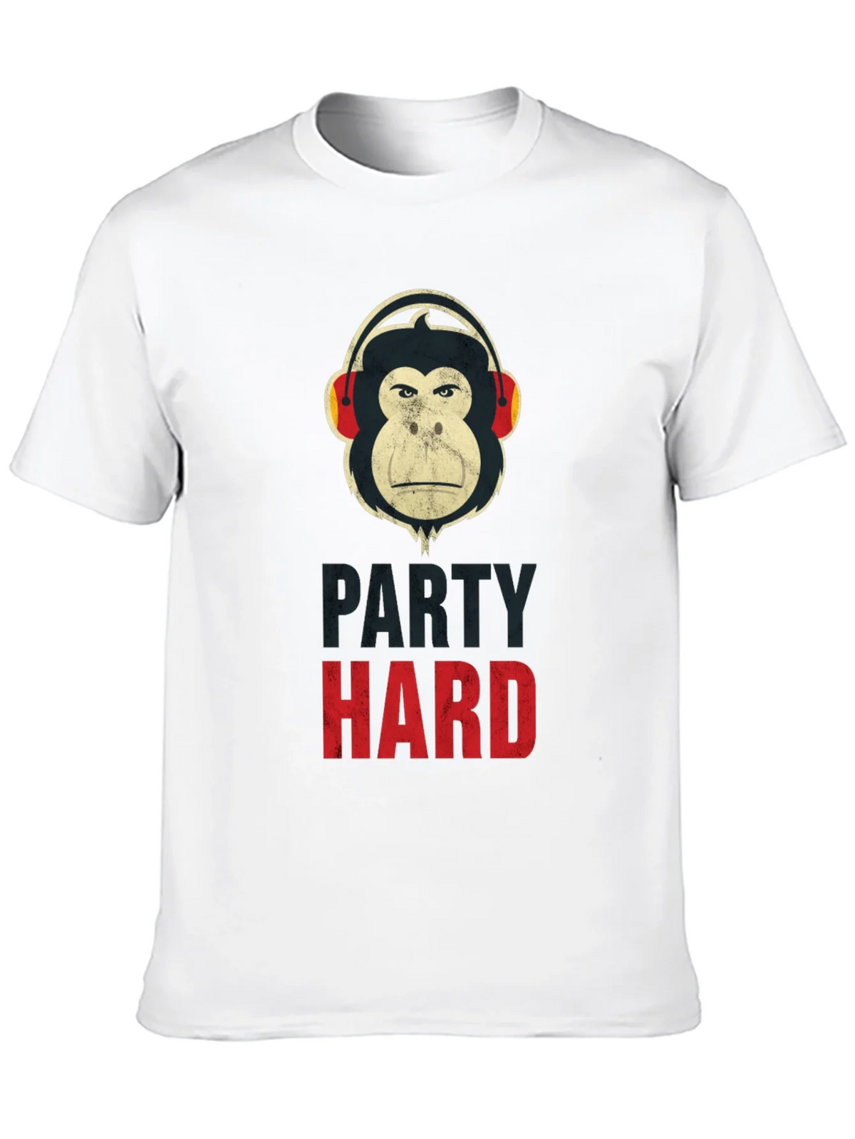 Party Hard Monkey Graphic T-Shirt - Black product image 9