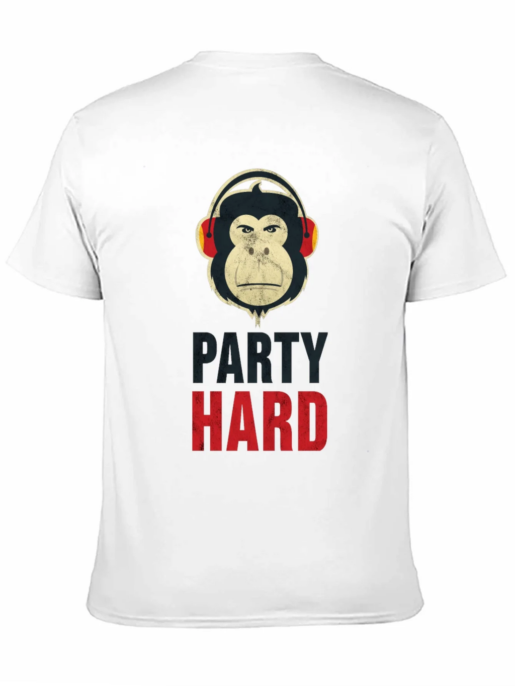 Party Hard Monkey Graphic T-Shirt - Black product image 10