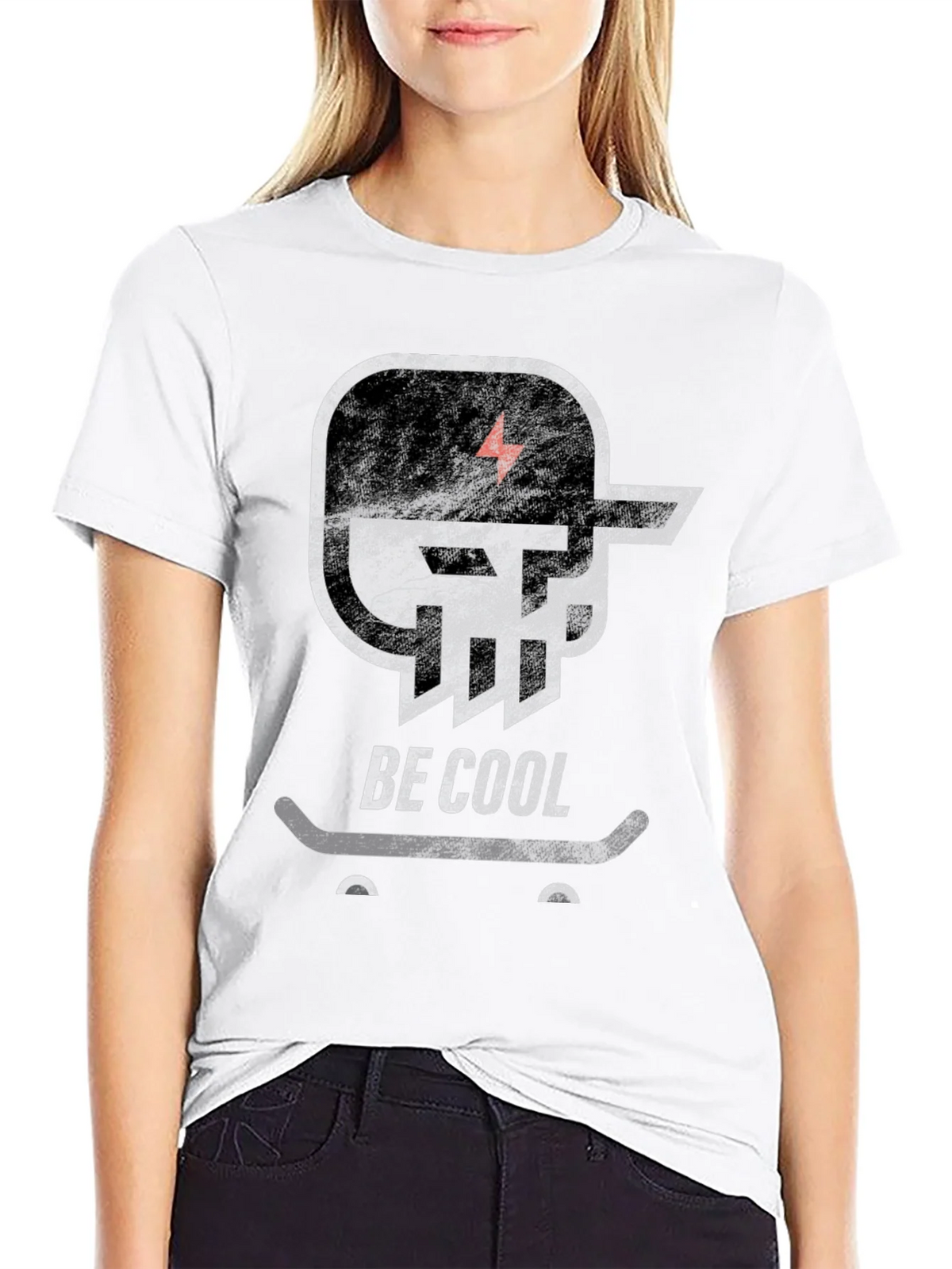 Be Cool Skateboard T-Shirt - Graphic Tee product image 8