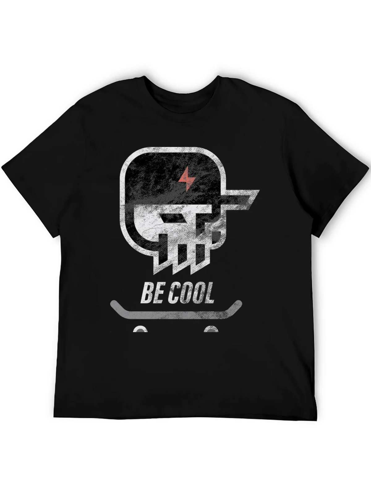 Be Cool Skateboard T-Shirt - Graphic Tee product image 5