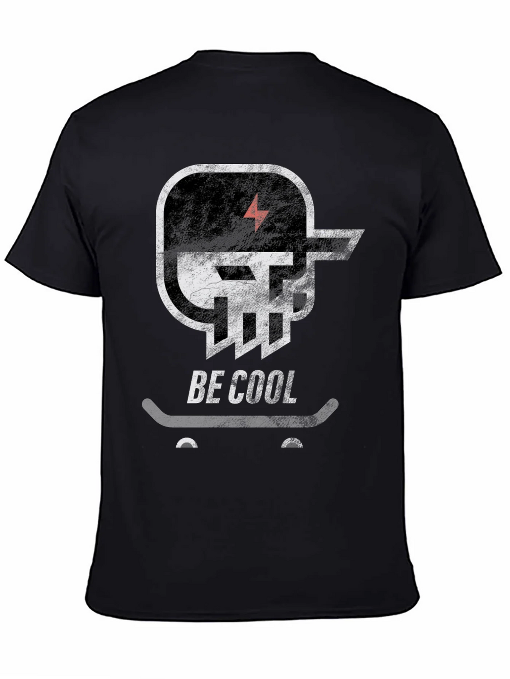 Be Cool Skateboard T-Shirt - Graphic Tee product image 4