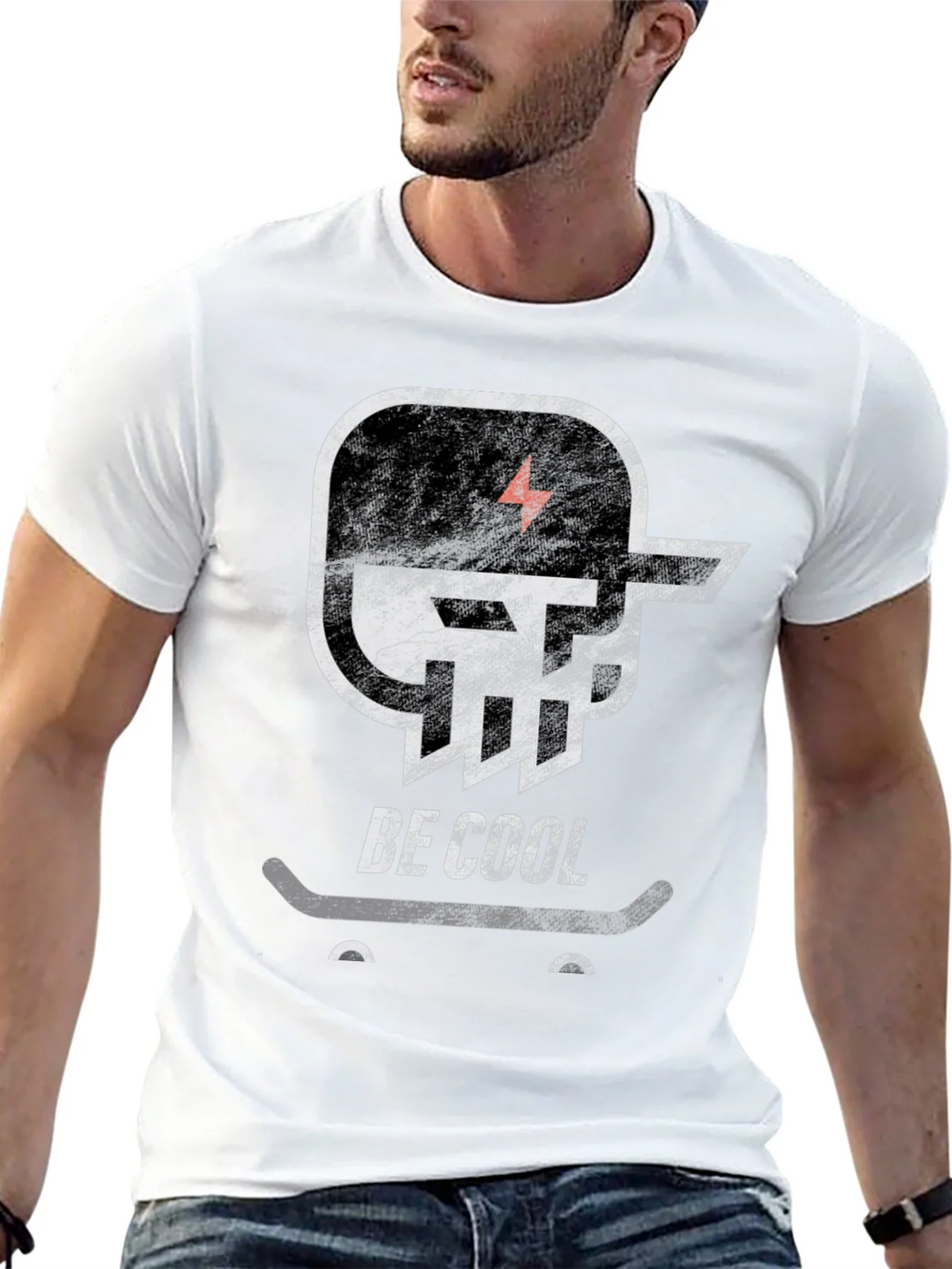 Be Cool Skateboard T-Shirt - Graphic Tee product image 12