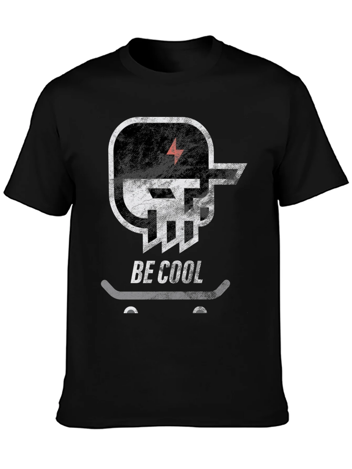 Be Cool Skateboard T-Shirt - Graphic Tee product image 3