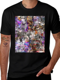 Abstract Art Tee - Black Cotton Blend product image 1