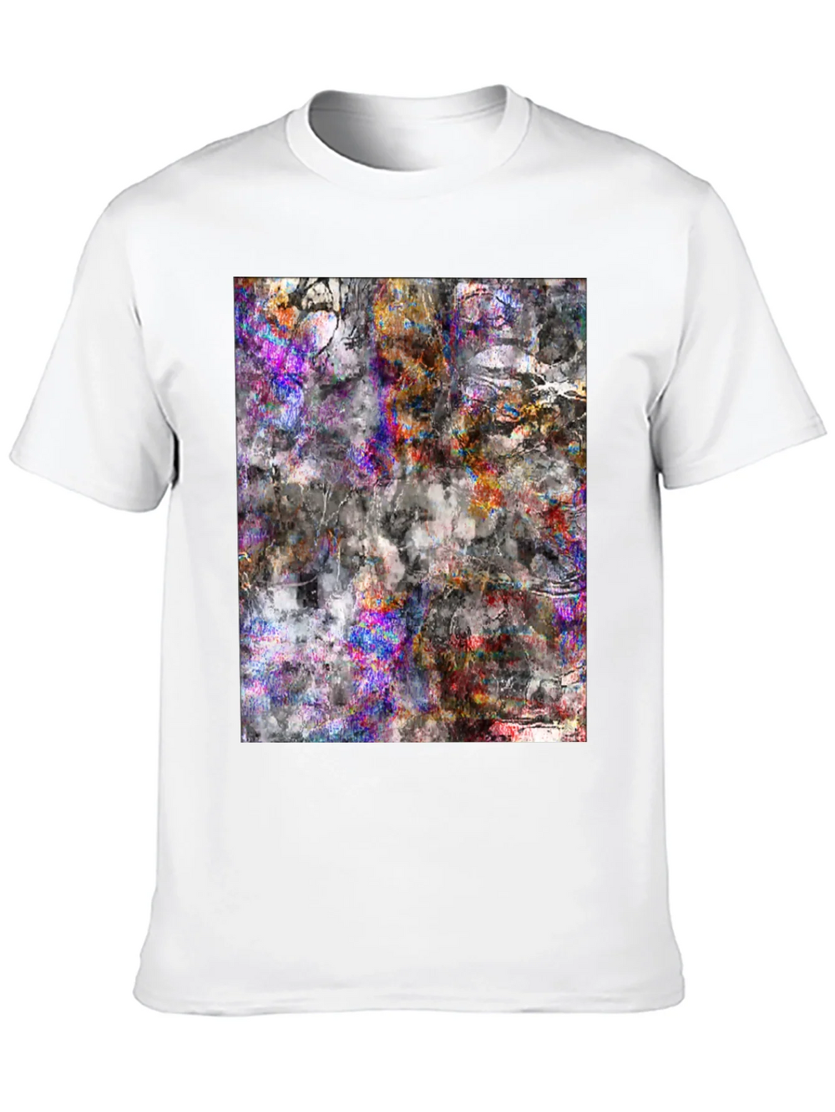 Abstract Art Tee - Black Cotton Blend product image 3
