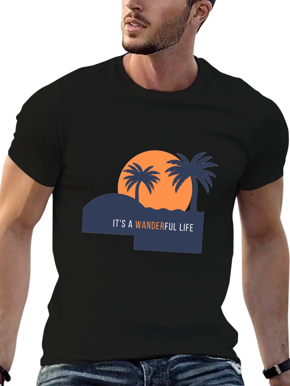 Wanderful Life Graphic Tee - Black product image 5